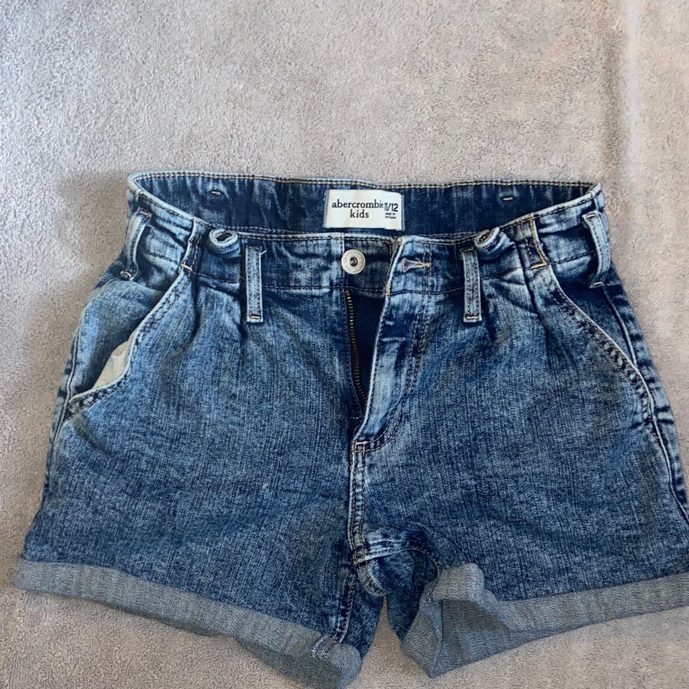 Abercrombie Kids Classic Blue Jean Shorts